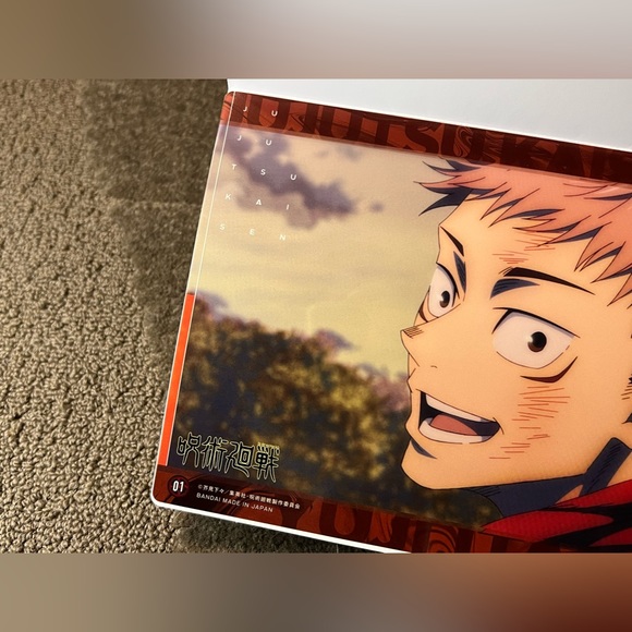 Jujutsu Kaisen Clear Visual Plastic Poster Yuji Itadori Anime Japan Exclusive - Picture 4 of 8